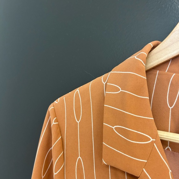 C/MEO Collective S EUC ultra wrap classic pattern blouse dress classic and lux - Picture 15 of 15